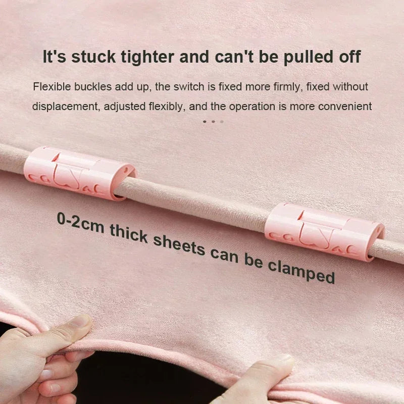 Bed Sheet Grippers - Sheet Fasteners Clips - Bed Sheet Holder Straps