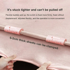 Bed Sheet Grippers - Sheet Fasteners Clips - Bed Sheet Holder Straps