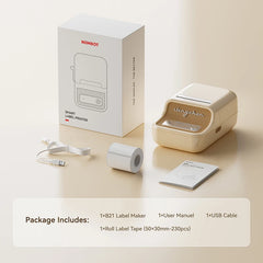 Portable Thermal Label Printer - Bluetooth Sticker and Label Printer