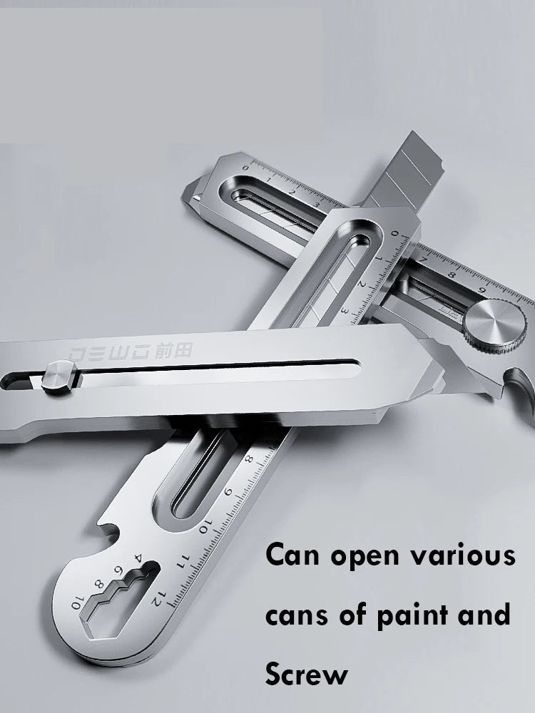 Multi-Purpose Utility Knife - 6-in-1 Retractable Box Cutter Tool