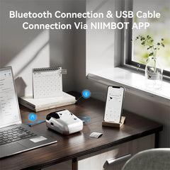 Mini Retro Portable Thermal Label Printer