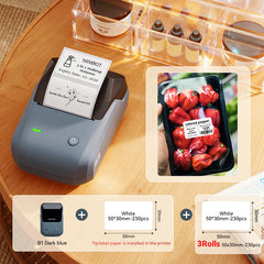 Portable Thermal Label Printer – Bluetooth Sticker Printer