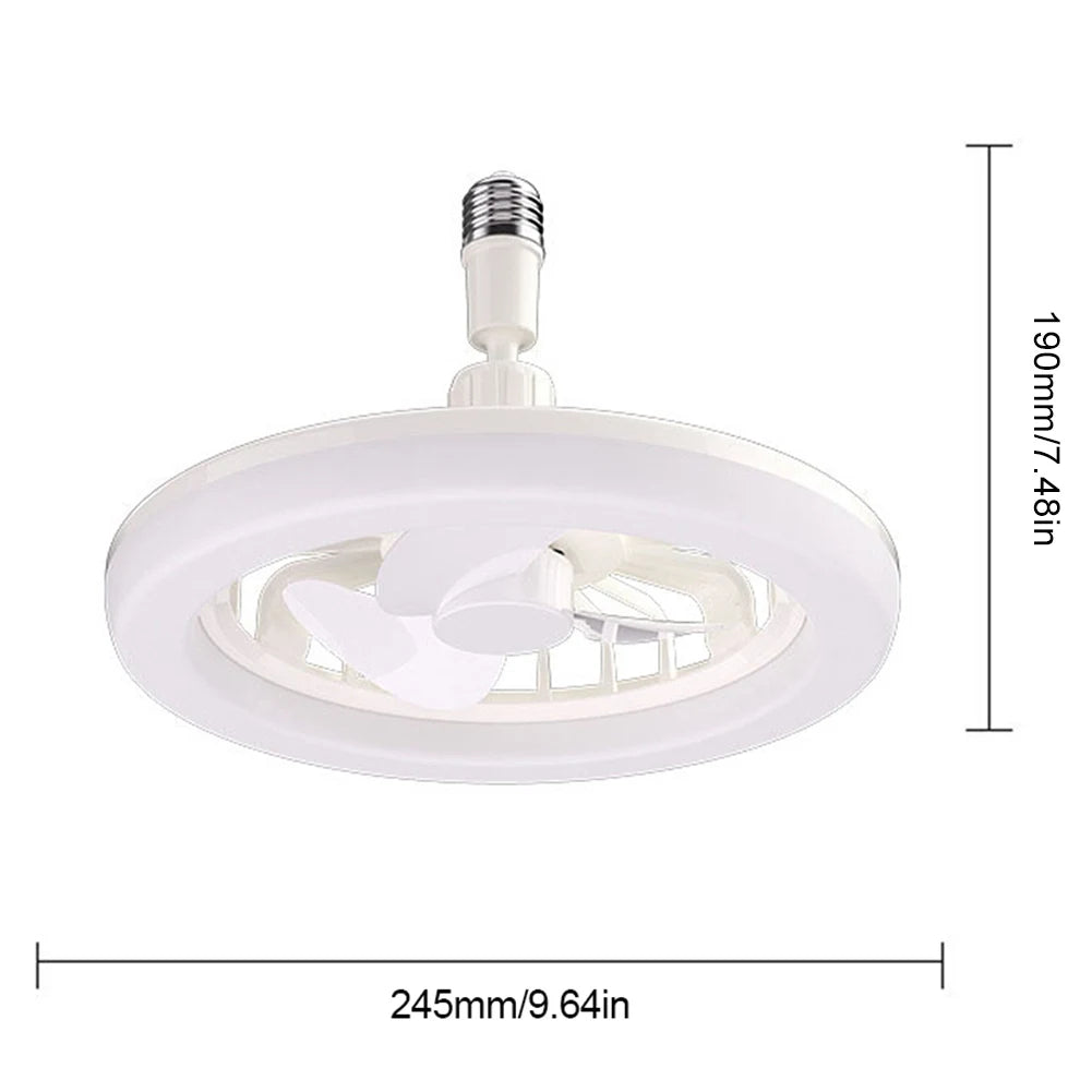 Ceiling Fan Light - Silent 2-in-1 Ceiling Fan with LED Light and Remote Control