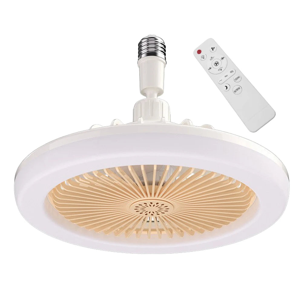 Ceiling Fan Light - Silent 2-in-1 Ceiling Fan with LED Light and Remote Control