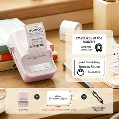 Portable Thermal Label Printer – Bluetooth Sticker Printer