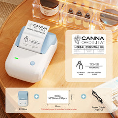 Portable Thermal Label Printer – Bluetooth Sticker Printer