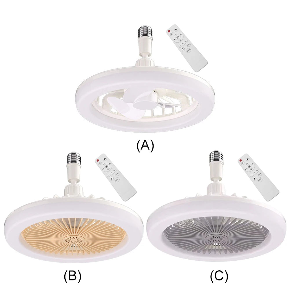 Ceiling Fan Light - Silent 2-in-1 Ceiling Fan with LED Light and Remote Control