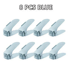 Double Layer Shoe Rack – Stackable, Adjustable Shoe Organiser (6pcs)