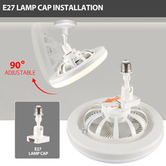 60 Rotating Smart Ceiling Fan Multicolor Led Light