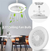 360° Rotating Smart Ceiling Fan - LED Ceiling Fan Light - Smart Ceiling Fan with LED