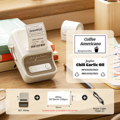 Portable Thermal Label Printer – Bluetooth Sticker Printer