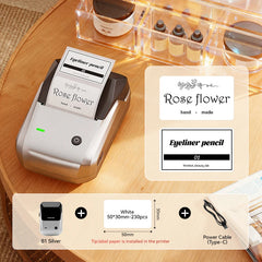 Portable Thermal Label Printer – Bluetooth Sticker Printer