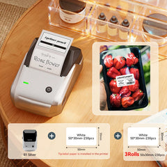 Portable Thermal Label Printer – Bluetooth Sticker Printer