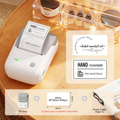 Portable Thermal Label Printer – Bluetooth Sticker Printer