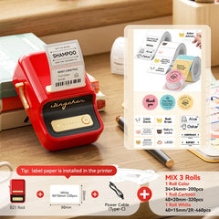 Portable Thermal Label Printer – Bluetooth Sticker Printer