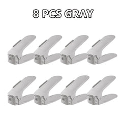 Double Layer Shoe Rack – Stackable, Adjustable Shoe Organiser (6pcs)