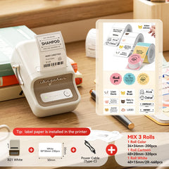 Portable Thermal Label Printer – Bluetooth Sticker Printer