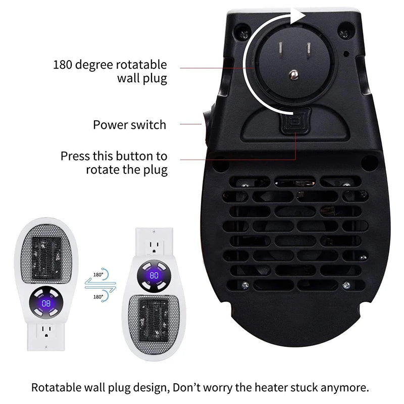 The HeatMaster Portable Plug-In Electric Room Heater