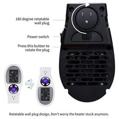 The HeatMaster Portable Plug-In Electric Room Heater