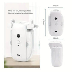 Smart Automatic Curtain Opener - WiFi and Remote Control Smart Home Accessory (2 Pack)
