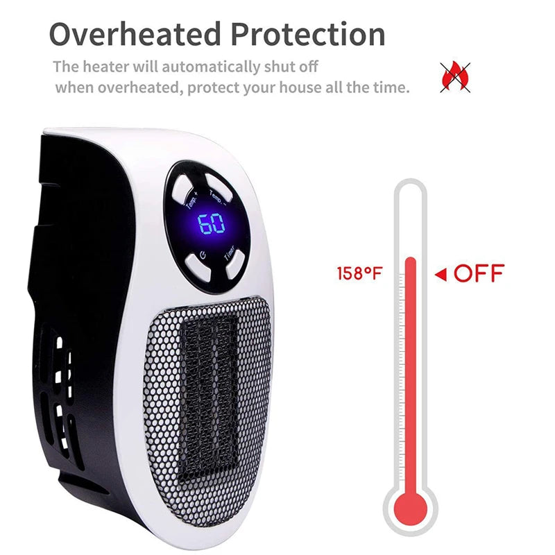 The HeatMaster Portable Plug-In Electric Room Heater
