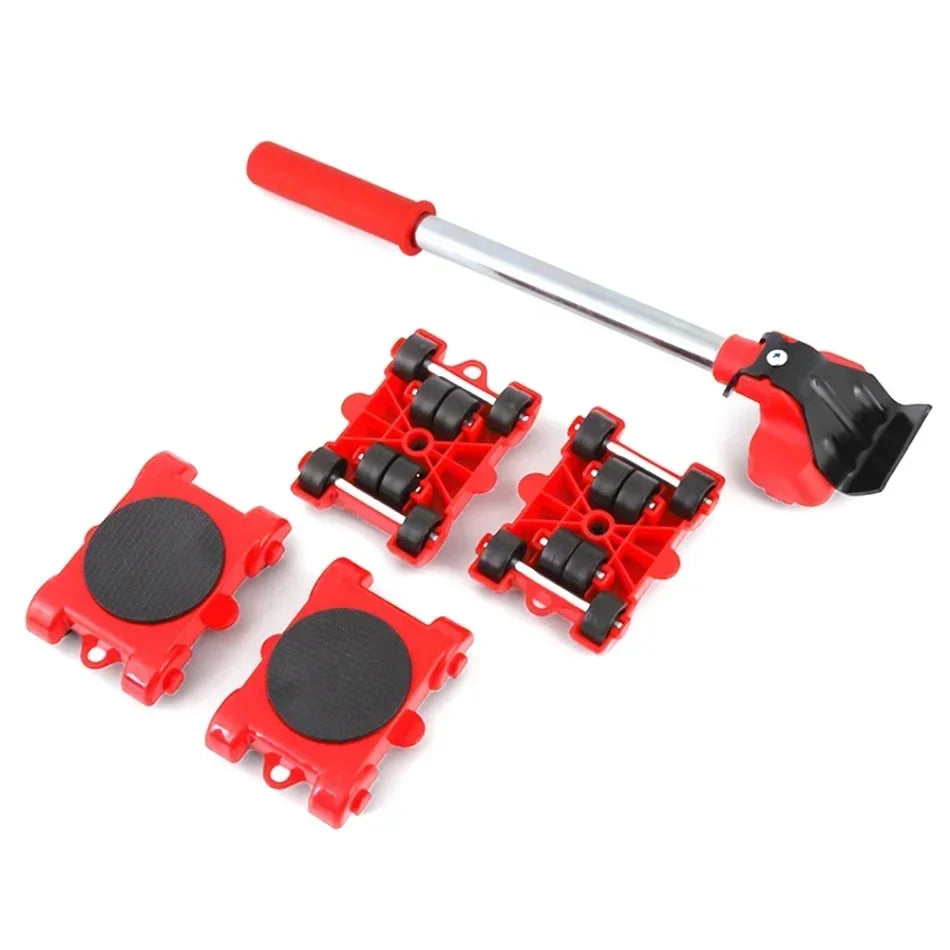 Heavy Furniture Roller Set With Lifter Tool