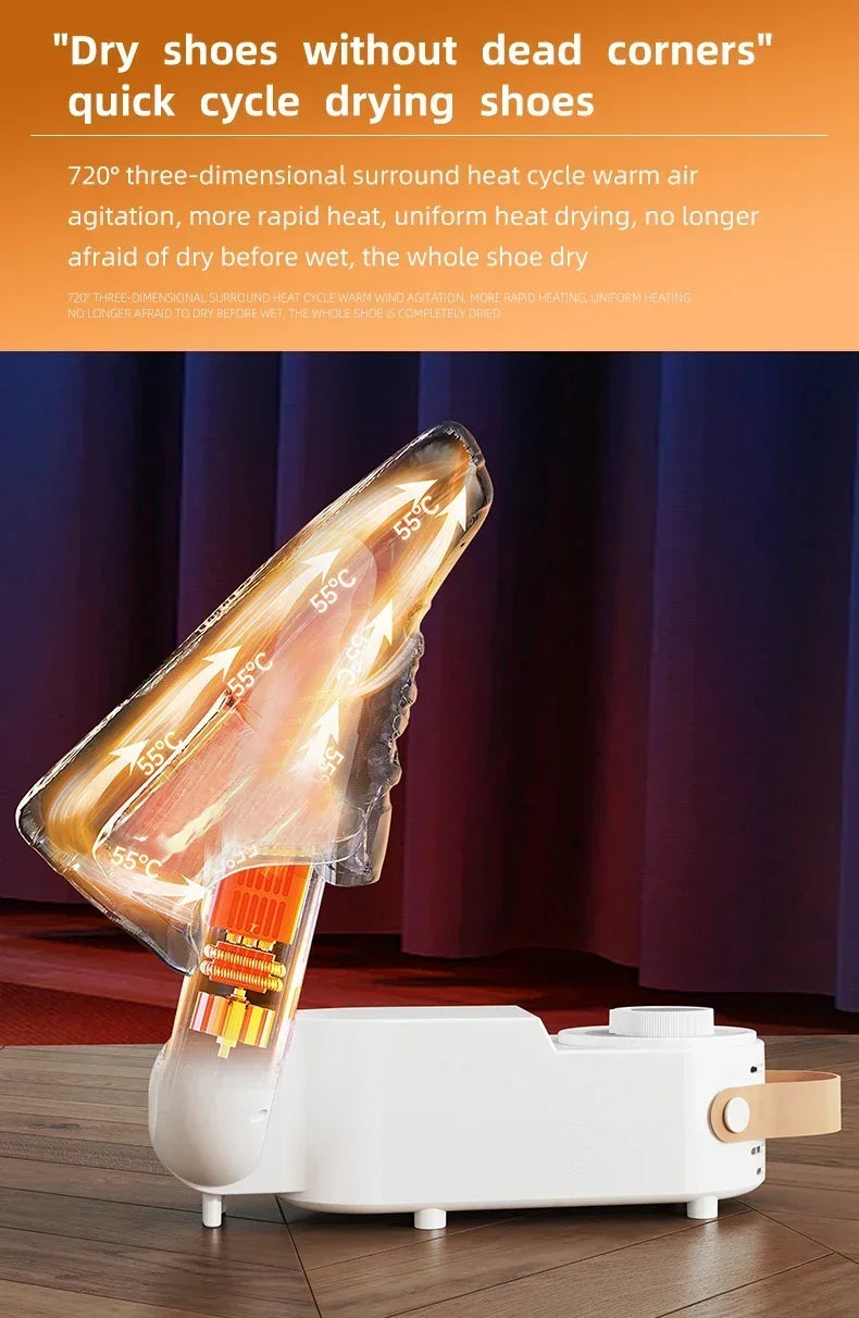 Portable Shoe Dryer - Adjustable Shoe Dryer - Quick Dry Shoe Dryer