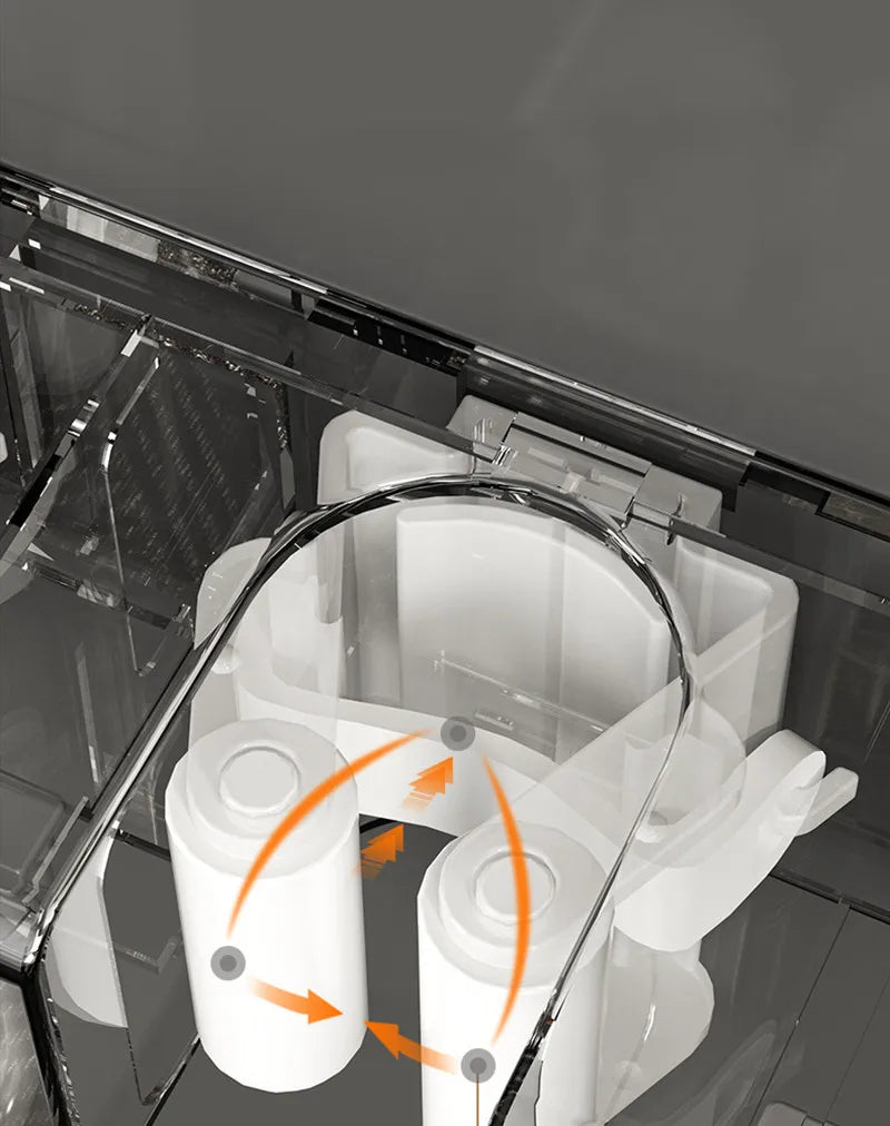 Broom Holder With Hook - Wall Mounted Broom Holder - Mop and Broom Organizer