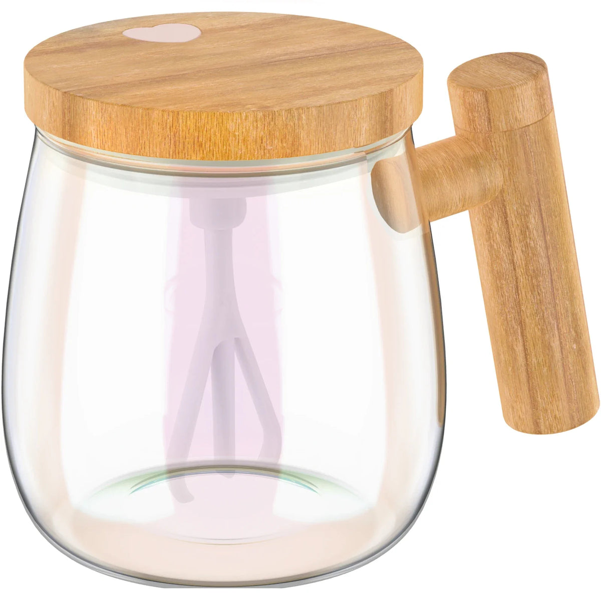 Electric Borosilicate Glass Self Mixing Mug