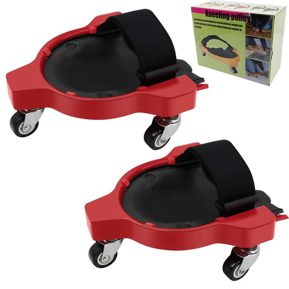 Rolling Knee Pads - Protective Knee Pads - Floor Work Knee Pads