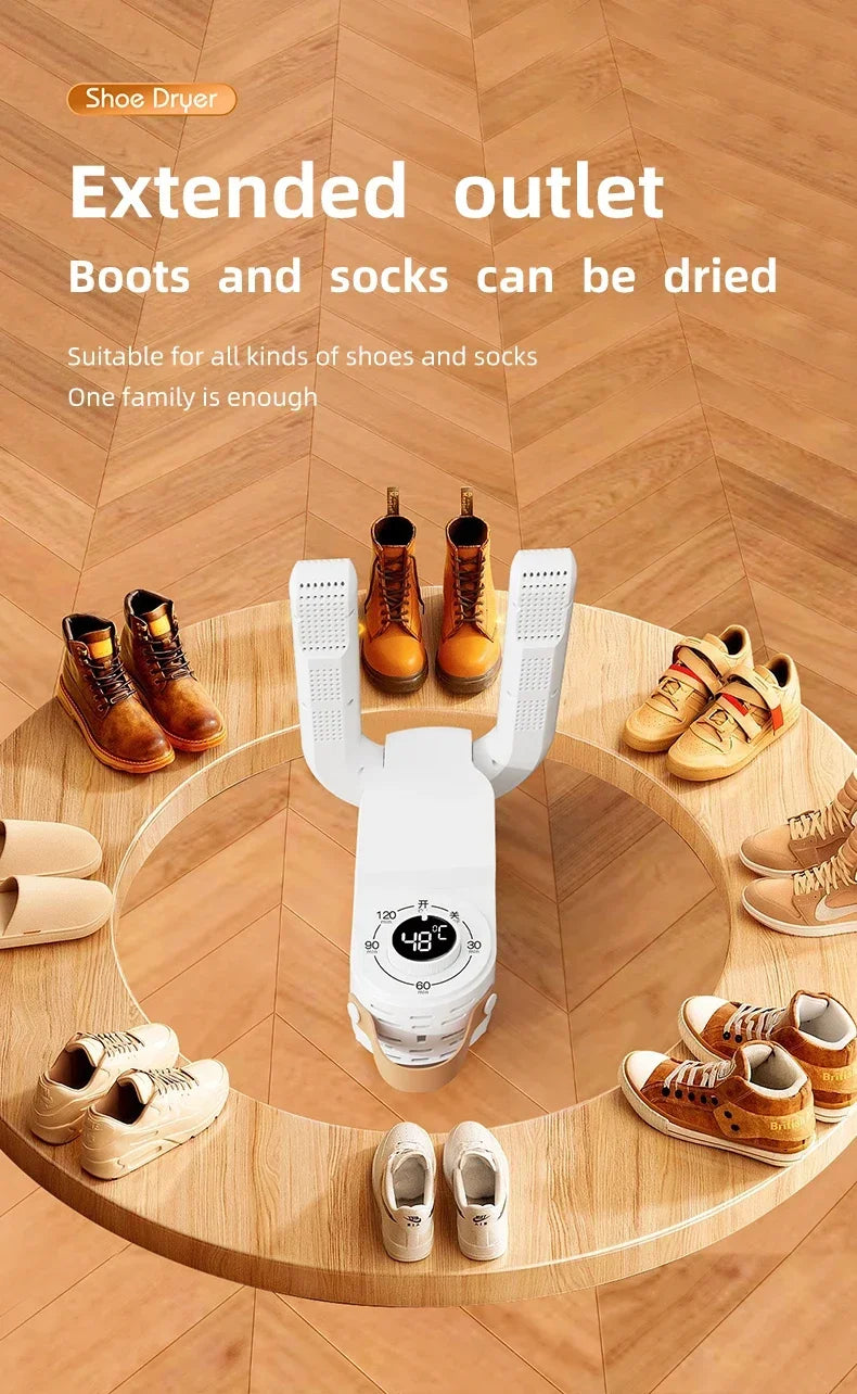 Portable Shoe Dryer - Adjustable Shoe Dryer - Quick Dry Shoe Dryer