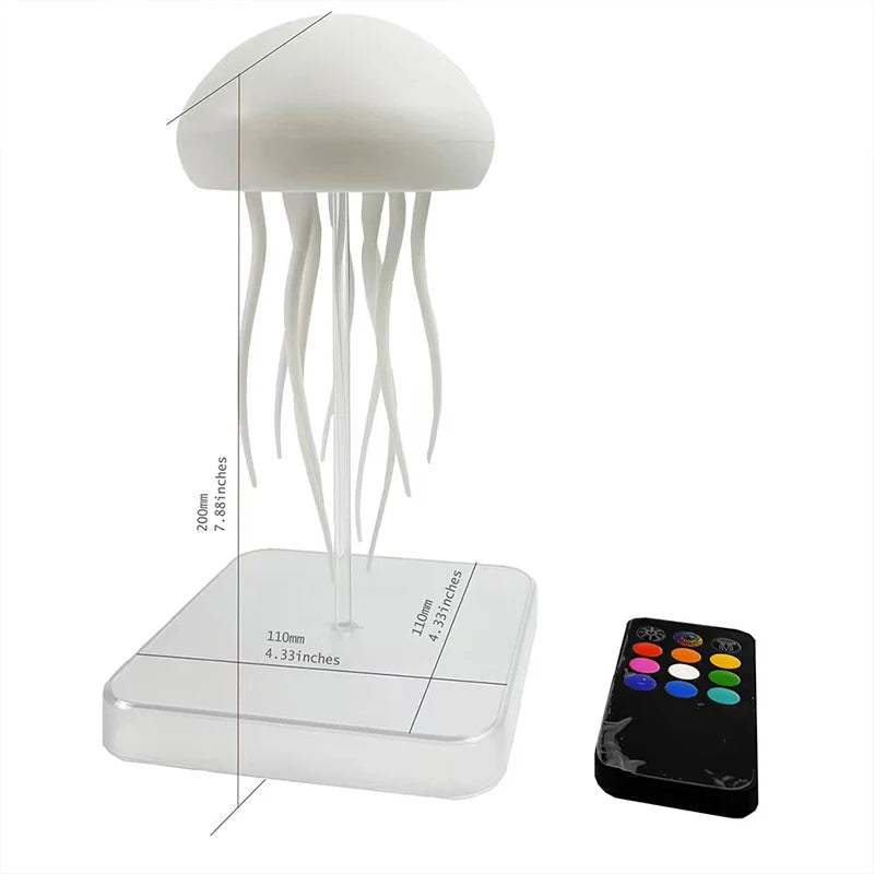  RGB Jellyfish Night Light - Voice Control Night Light - LED Jellyfish Lamp