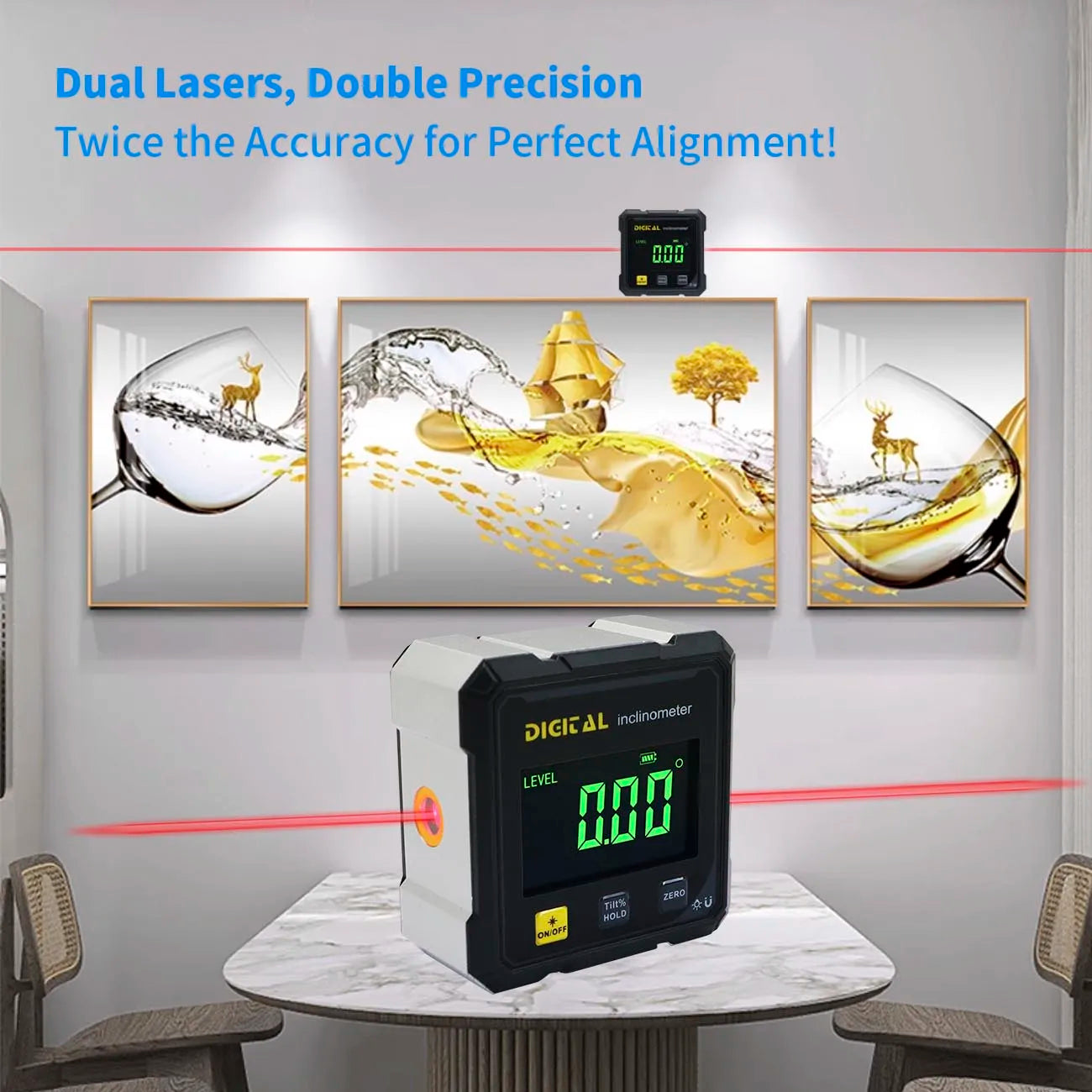 Digital Angle Finder - Laser Angle Finder - Digital Angle Measuring Tool