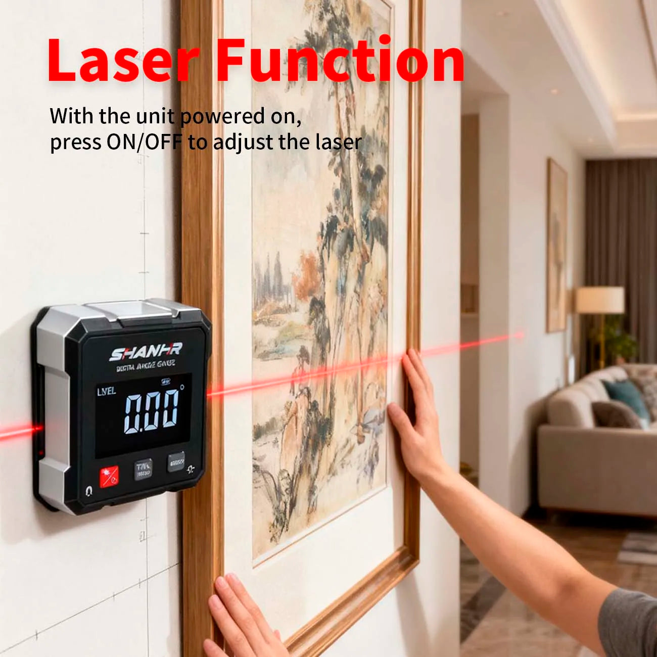Digital Angle Finder - Laser Angle Finder - Digital Angle Measuring Tool
