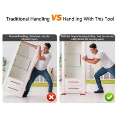 Heavy Furniture Roller Set With Lifter Tool