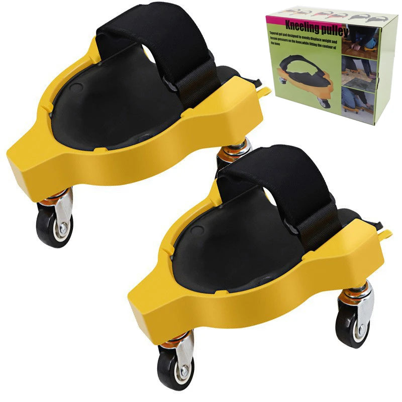 Rolling Knee Pads - Protective Knee Pads - Floor Work Knee Pads