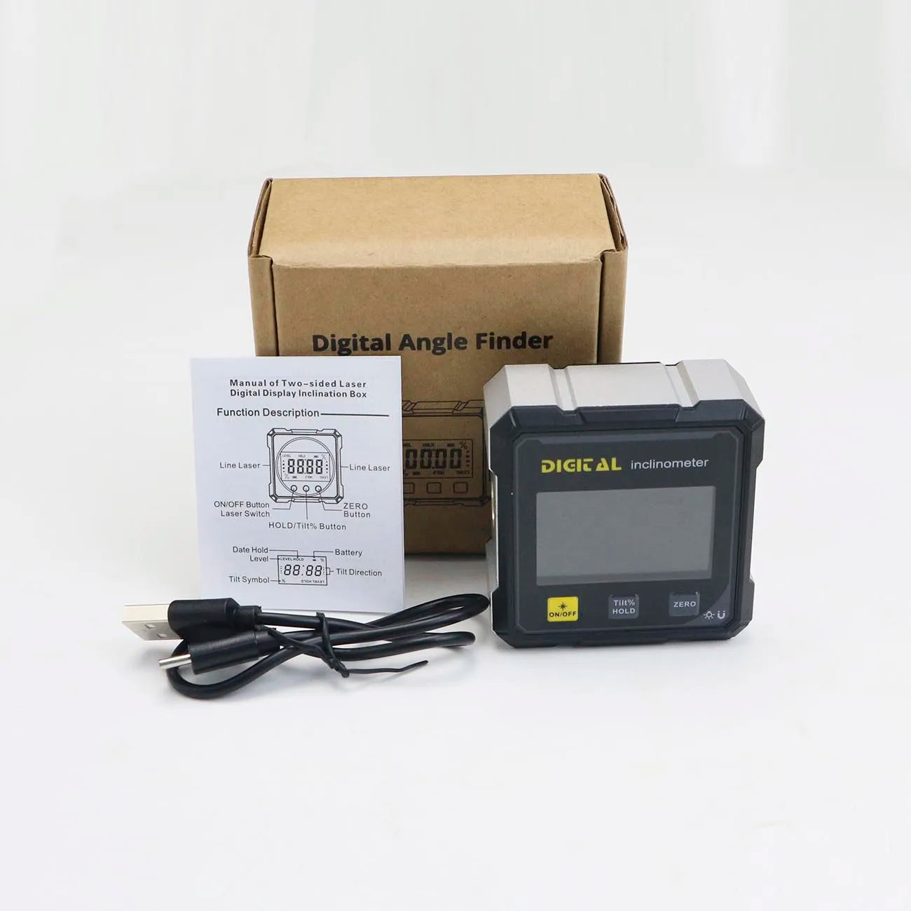 Digital Angle Finder - Laser Angle Finder - Digital Angle Measuring Tool