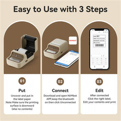 Mini Retro Portable Thermal Label Printer