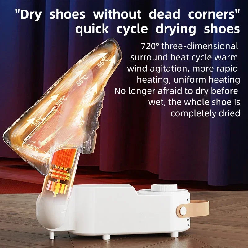 Portable Shoe Dryer - Adjustable Shoe Dryer - Quick Dry Shoe Dryer