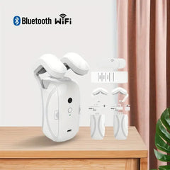 2pcs Smart Curtain Opener With Remote Control