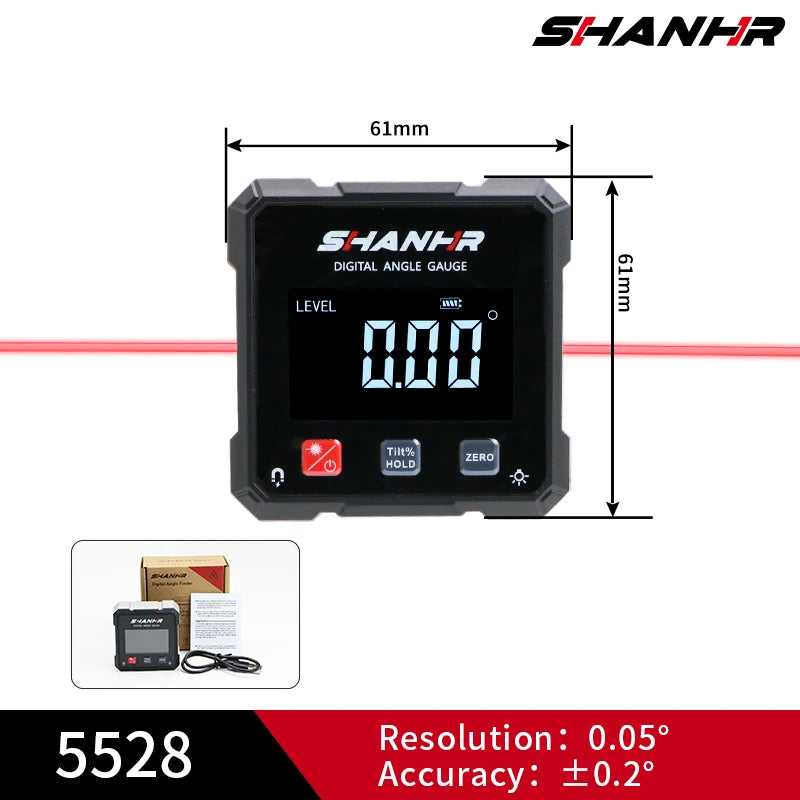 Digital Angle Finder - Laser Angle Finder - Digital Angle Measuring Tool