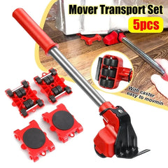 Heavy Furniture Roller Set With Lifter Tool