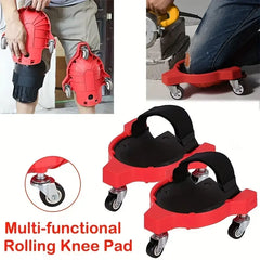 Rolling Knee Pads - Protective Knee Pads - Floor Work Knee Pads